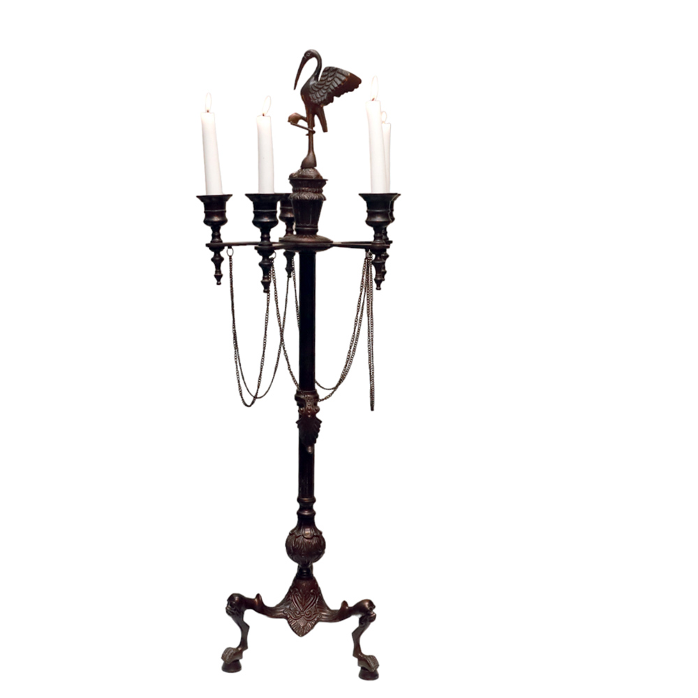 Antique Metal Candle Holder Beyond Designs Home